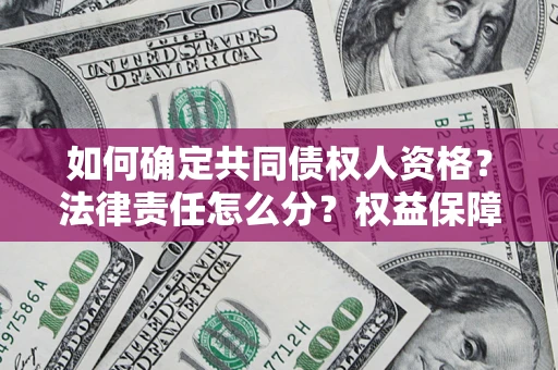 济南如何确定共同债权人资格？法律责任怎么分？权益保障技巧揭秘！