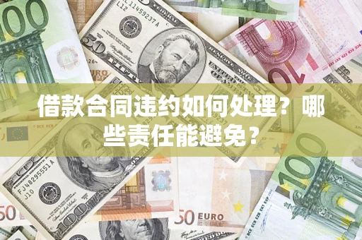 济南借款合同违约如何处理？哪些责任能避免？