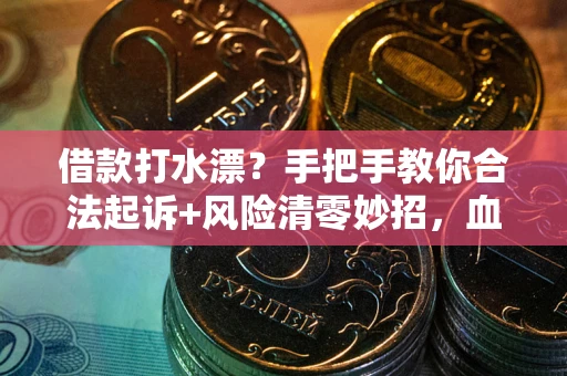 济南借款打水漂？手把手教你合法起诉+风险清零妙招，血泪教训换来的干货！