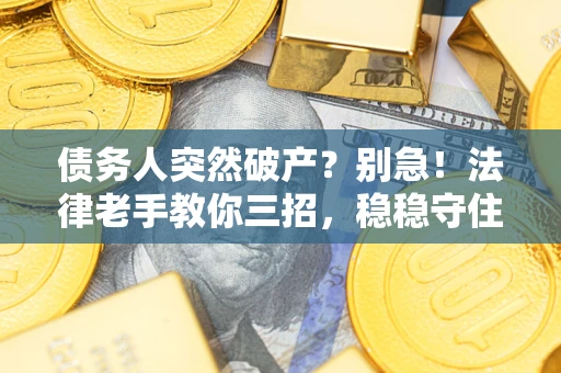 济南债务人突然破产？别急！法律老手教你三招，稳稳守住血汗钱