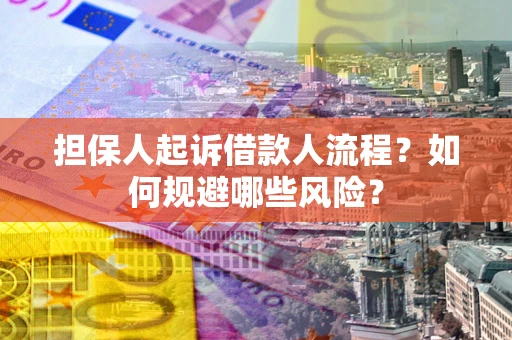 济南担保人起诉借款人流程？如何规避哪些风险？
