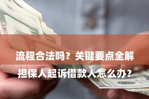 济南

担保人起诉借款人怎么办？流程合法吗？关键要点全解析