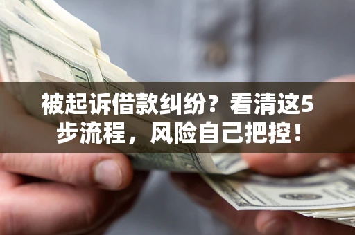济南被起诉借款纠纷？看清这5步流程，风险自己把控！