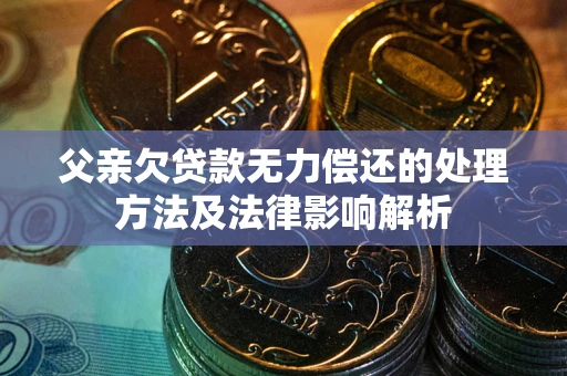 济南父亲欠贷款无力偿还的处理方法及法律影响解析