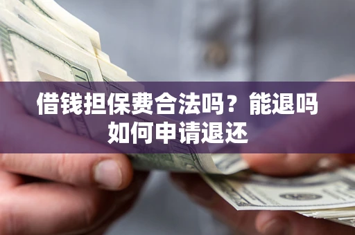 济南借钱担保费合法吗？能退吗如何申请退还
